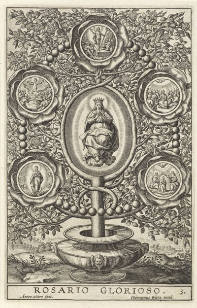 Five Glorious Mysteries by Antonie Wierix (II)