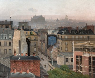 Paris Seen From Montmartre by Antonin Chittussi