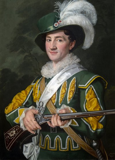 Alois Jelen as Max in the opera Der Freischütz by Carl Maria von Weber by Antonin Machek