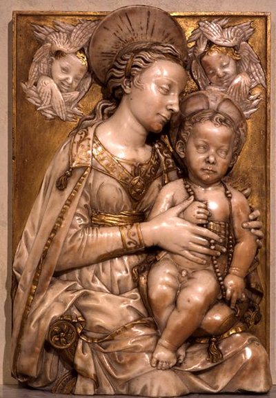 Madonna and Child by Antonio (attr. to workshop of) Rossellino