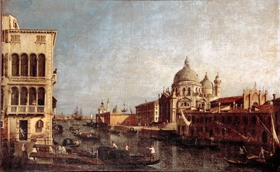 View of the Church of Salute in Venice by Giovanni Antonio Canal (1740-1750). Museo Correr, Venice by Antonio (studio of) Canaletto