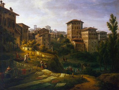 Factories at Cavadizzo by Antonio Basoli
