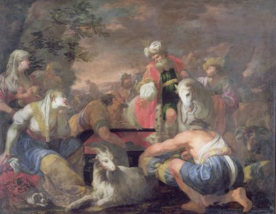 Laban Seeking his Idols by Antonio Bellucci