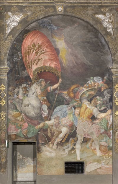 The Conversion of Saint Paul (detail) by Antonio Campi