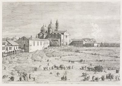 Church of Saint Justina in Prà della Valle, Padua by Antonio Canaletto