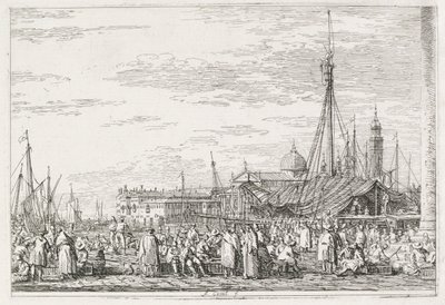 Views: The Market on the Molo by Antonio Canaletto