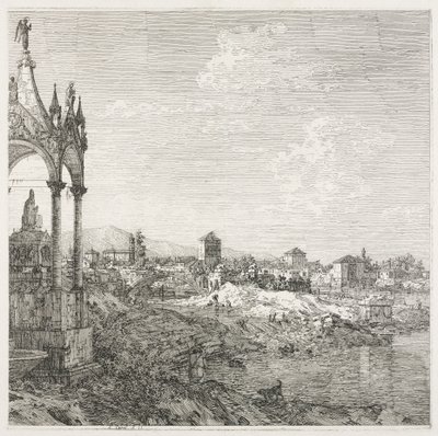 Views: The Sepulcher of a Bishop by Antonio Canaletto