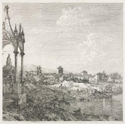 Views: The Sepulcher of a Bishop by Giovanni Antonio Canal