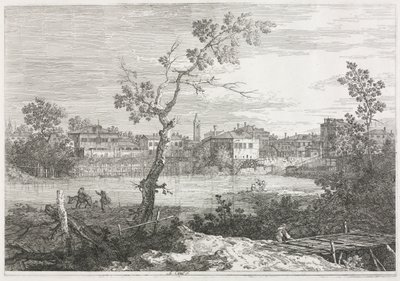 Views: View of Burano, a Town on an Island in the Venetian Lagoon by Antonio Canaletto