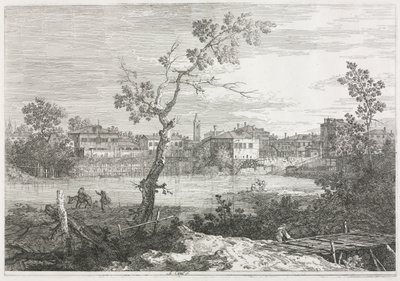 View of Burano, a Town on an Island in the Venetian Lagoon, 1735-1746 by Giovanni Antonio Canal