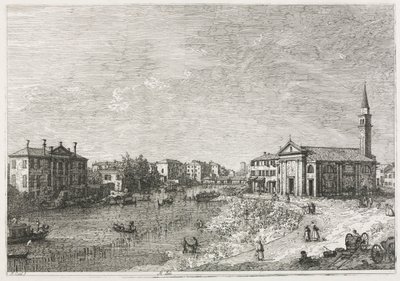 View of Dolo, A Town on the Brenta, West of Venice, 1735-1746 by Giovanni Antonio Canal