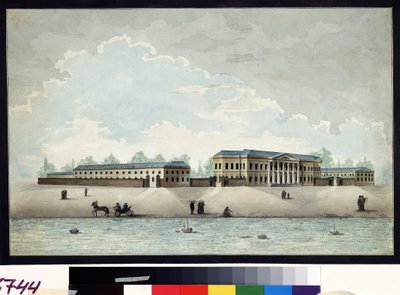View of the Pashkov House in Moscow by Antonio Canoppi