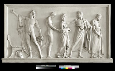 Achilles delivering Briseis to Agamemnon’s Heralds by Antonio Canova