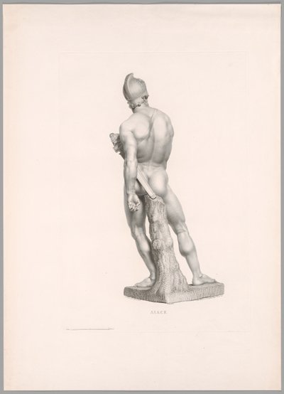Ajax, Back View, from the Works of Canova by Antonio Canova