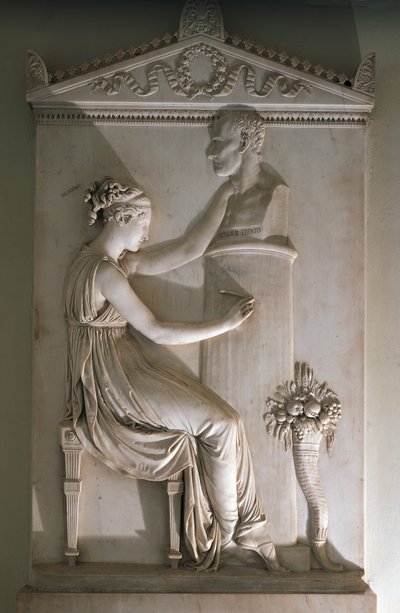 Funerary Stele of Ottavio Trento by Antonio Canova