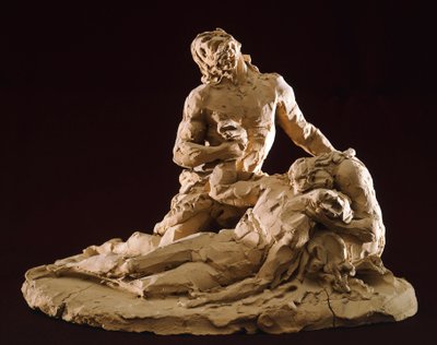 Lamentation of Christ (detail) by Antonio Canova