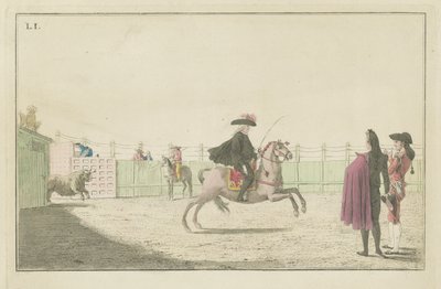 Plate I, from the Series Collection of the Main Actions in a Bullfight by Antonio Carnicero