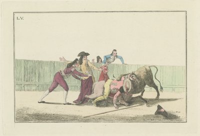 Plate V, from the Series Collection of the Main Actions in a Bullfight by Antonio Carnicero