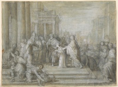 The Presentation of the Virgin in the Temple by Antonio Cavallucci