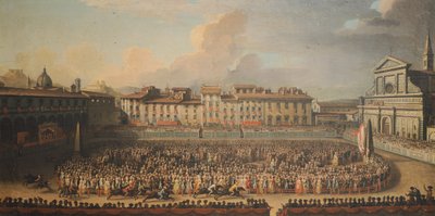 The race of the Berberian horses by Antonio Cioci or Ciocchi