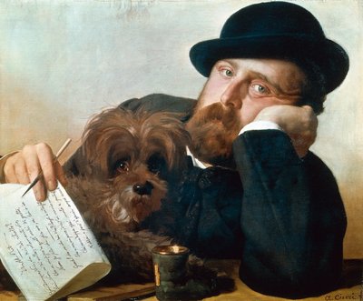 Portrait of Neri Tanfucio by Antonio Ciseri