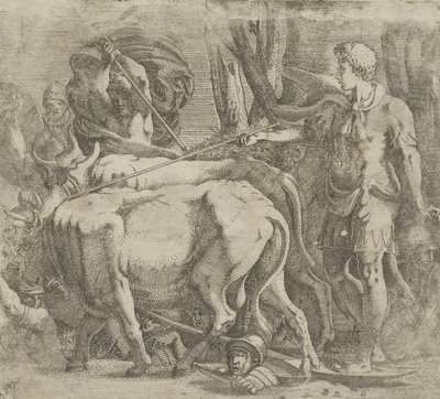 Cadmus Tilling the Field Where He Sowed the Dragon