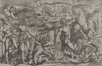 Contest Between Neptune and Athena by Antonio Fantuzzi