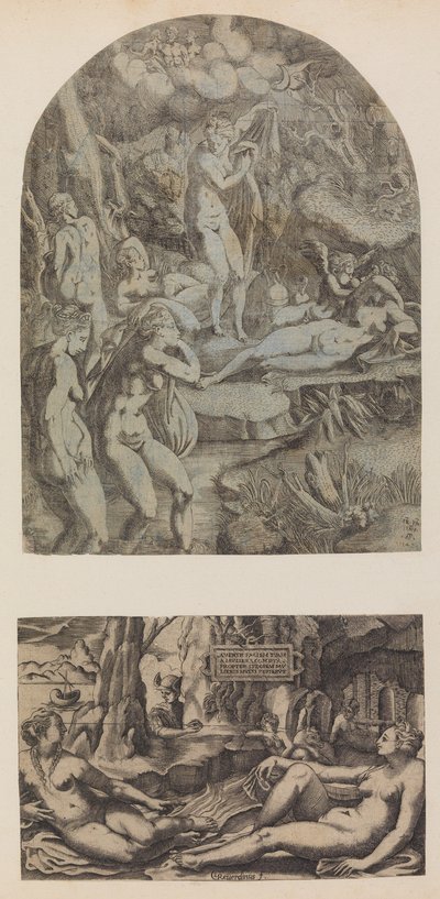 Venus and Nymphs Bathing by Antonio Fantuzzi