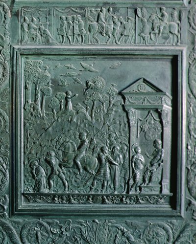 The Beheading of St Paul, detail from the 