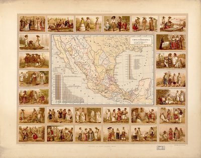 Picturesque and Historical Atlas of the United Mexican States by Antonio García Cubas