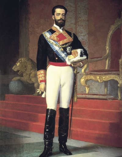 Amedee of Savoy Aosta, Amedee I, King of Spain by Antonio Gisbert