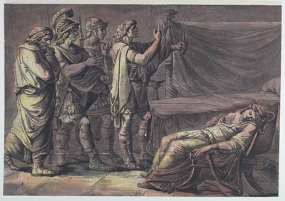 Nero Finding the Body of His Mother, Agrippina by Antonio Giuseppe Basoli