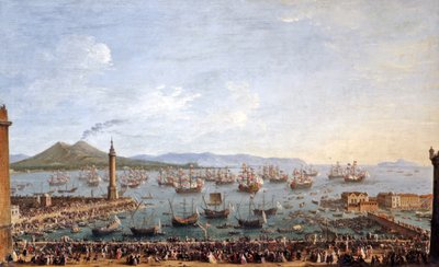 Departure of Charles III King of Spain and Naples from Naples 1759 by Antonio Joli