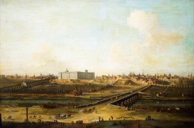 Madrid and the Palacio Real from the West Bank of the Manzanares, 1752-53 by Antonio Joli