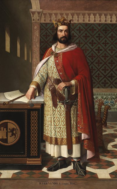 Portrait of Ferdinand I of Leon by Antonio Maffei Rosal
