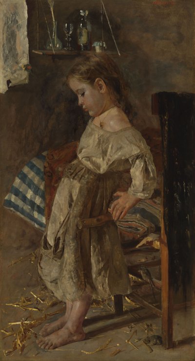 The Poor Child by Antonio Mancini