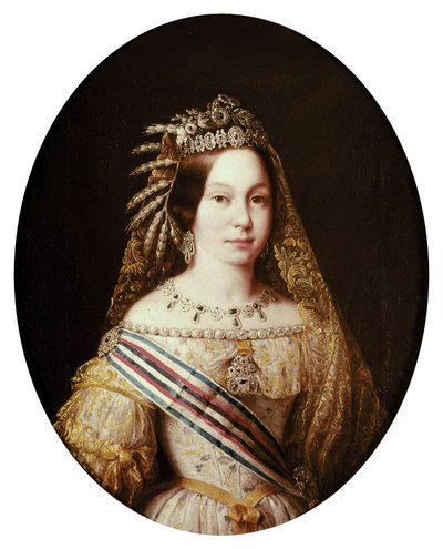 Portrait of Isabella II Queen of Spain by Antonio María Esquivel y Suárez de Urbina