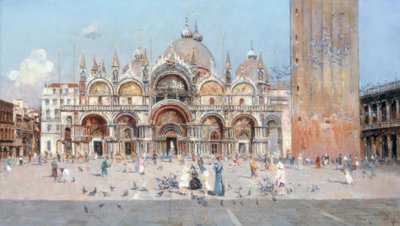 Piazza San Marco in Venice by Antonio Maria de Reyna Manescau