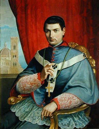 Portrait of Monsignor Giovacchino Lamberti, Archbishop of Florence by Antonio Marini