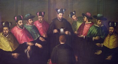 Placement of the Doctoral Biretta by Antonio Martinez Anaya