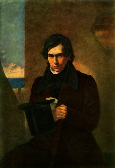 Portrait of the Poet Nestor Vasilyevich Kukolnik, 1836, 1965 by Antonio Molinari
