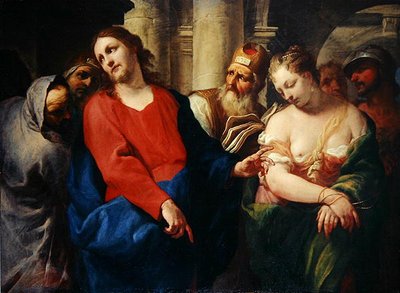 The Adulteress before Christ by Antonio Molinari