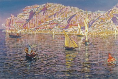 View of the Bay of Palma de Mallorca by Antonio Munoz Degrain