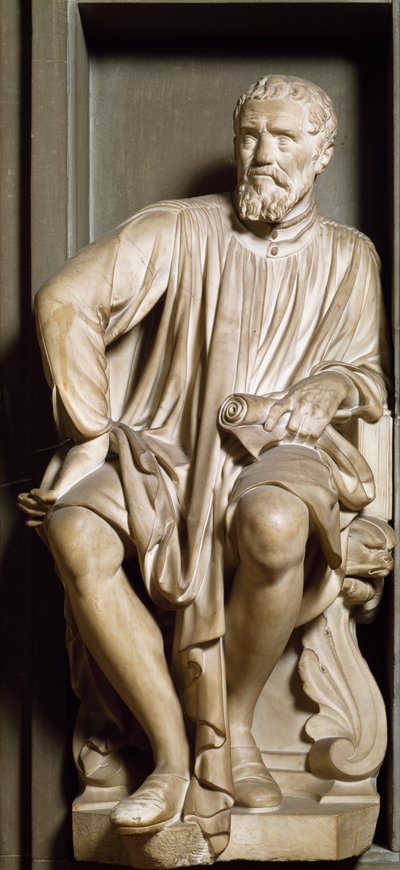 Portrait of Michelangelo Buonarroti by Antonio Novelli