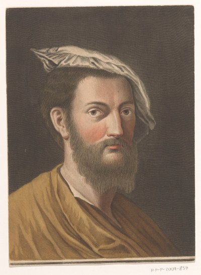 Portrait of Artist Francesco Primaticcio (Portraits of Artists series) by Antonio Pazzi
