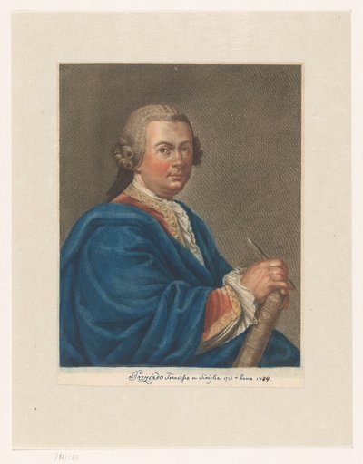 Portrait of Artist Francisco Preciado de la Vega (Portraits of Artists) by Antonio Pazzi