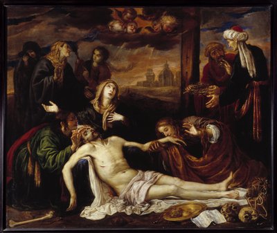 Deposition of the Cross or Pieta by Antonio Pereda y Salgado