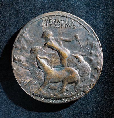 Bronze Medal of Alfonso V of Aragon by Antonio Pisanello