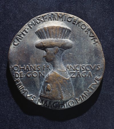 Bronze Medal of Gianfrancesco Gonzaga (1395-1444), Obverse, Designed by Antonio di Puccio Pisano, Known as Pisanello (1395-1455 circa) by Antonio Pisanello