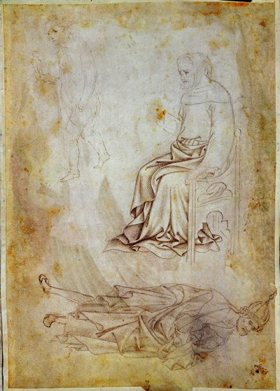 Drawing by Antonio di Puccio Pisano dit Pisanello. Chantilly, Musee Conde by Antonio Pisanello